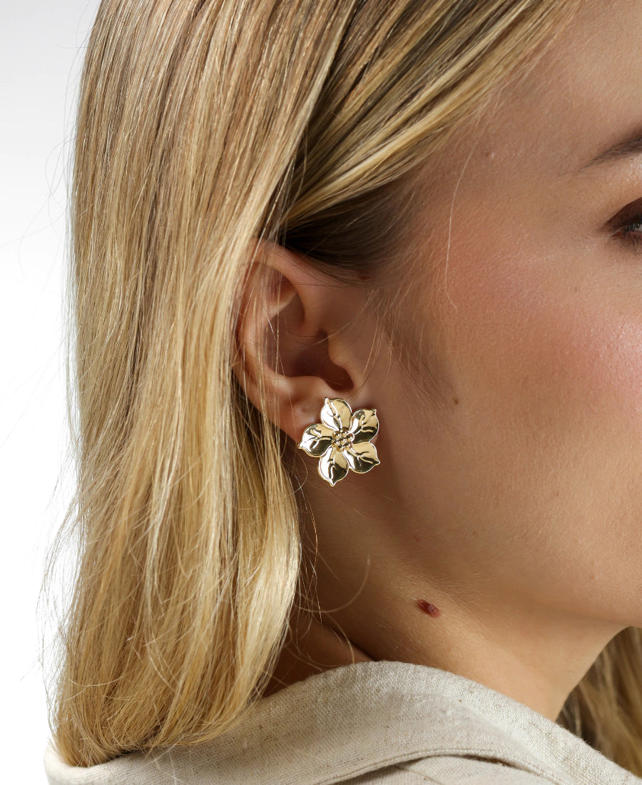 Brinco Flower Banhado