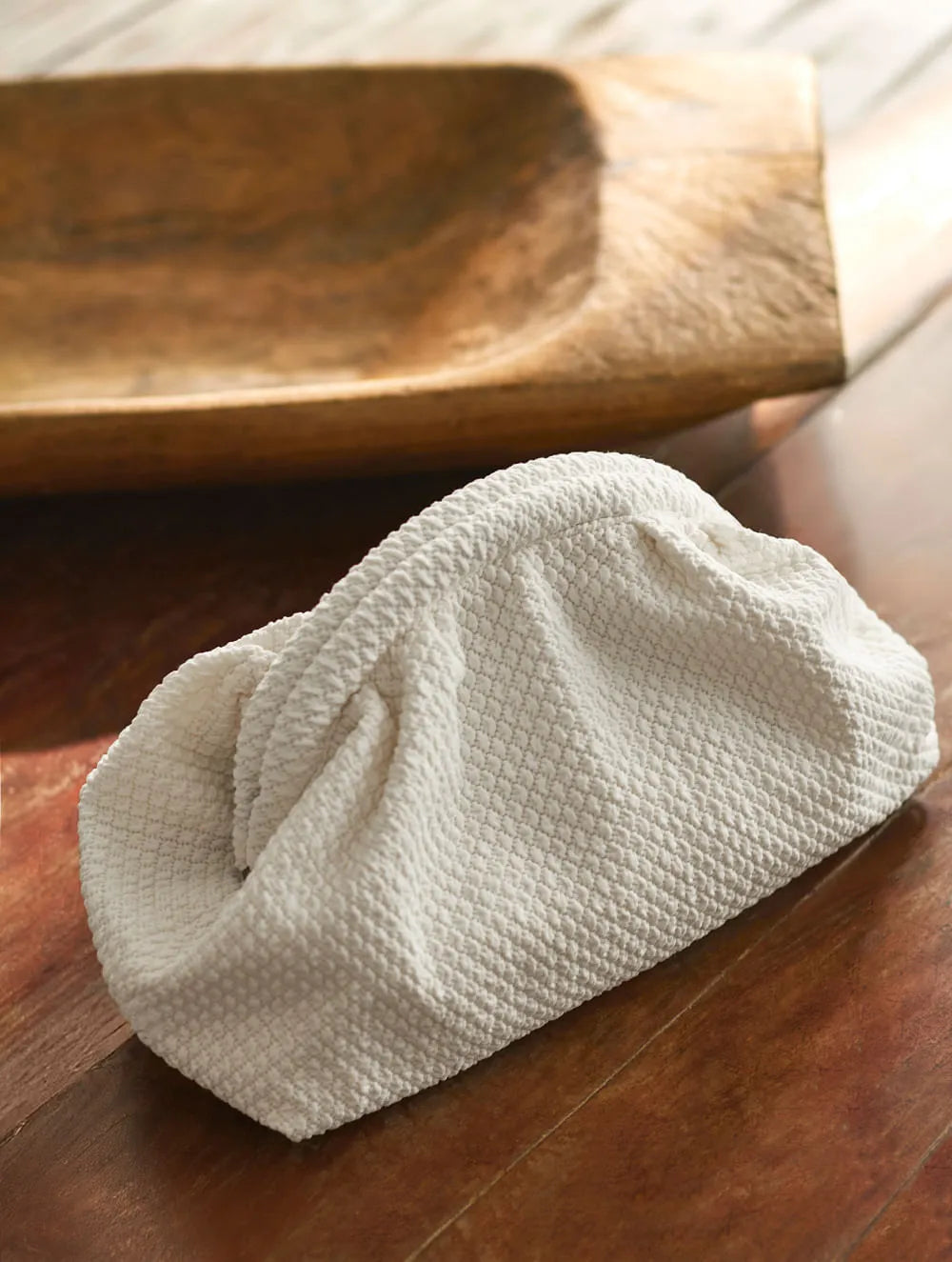 Bolsa Clutch com Textura Lune