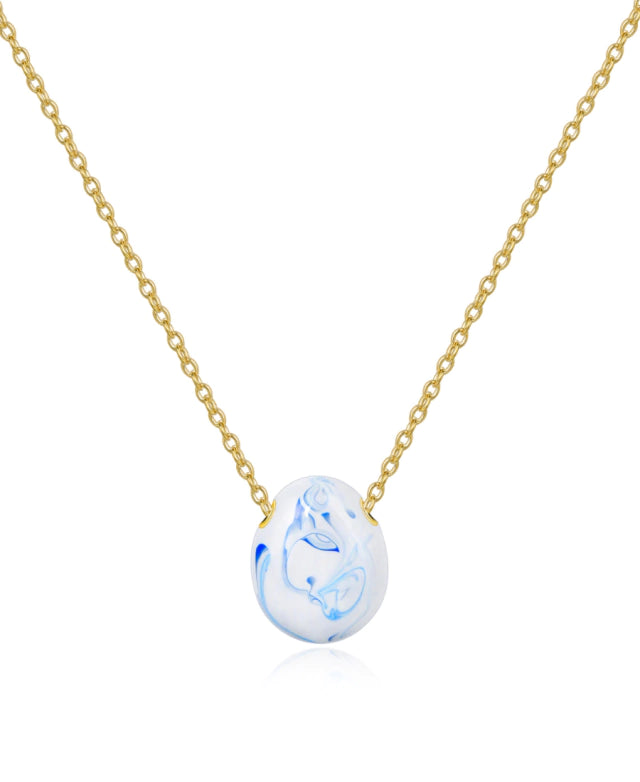 Colar Santorini Banhado a Ouro